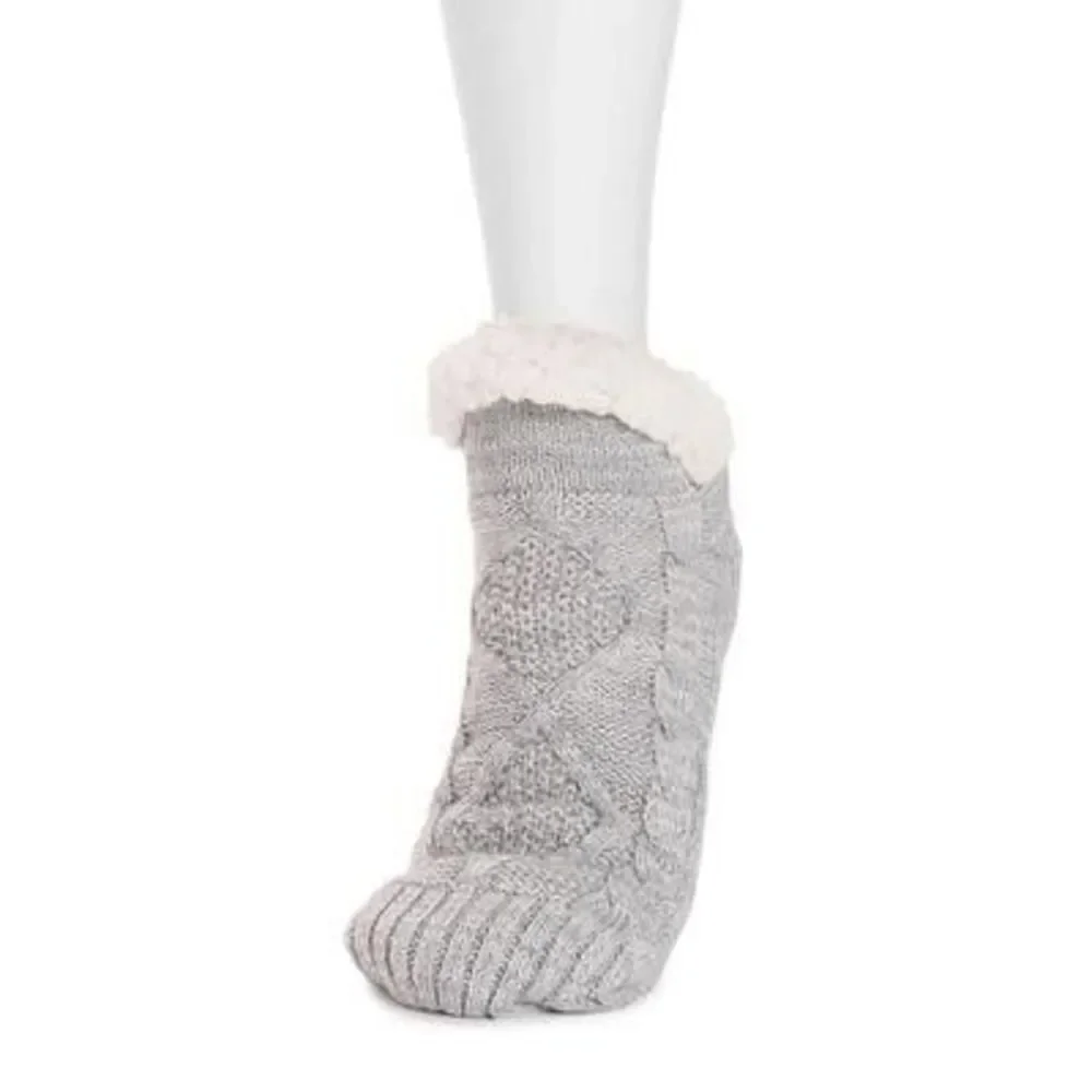 MUK LUKS Women's Shortie Cabin Sock - S/M (5-7)